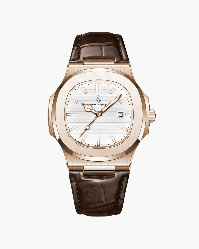 MONARCH MENSWEAR LEATHER WATCH