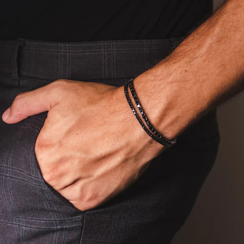 MONARCH MENSWEAR BLACK BRACELET