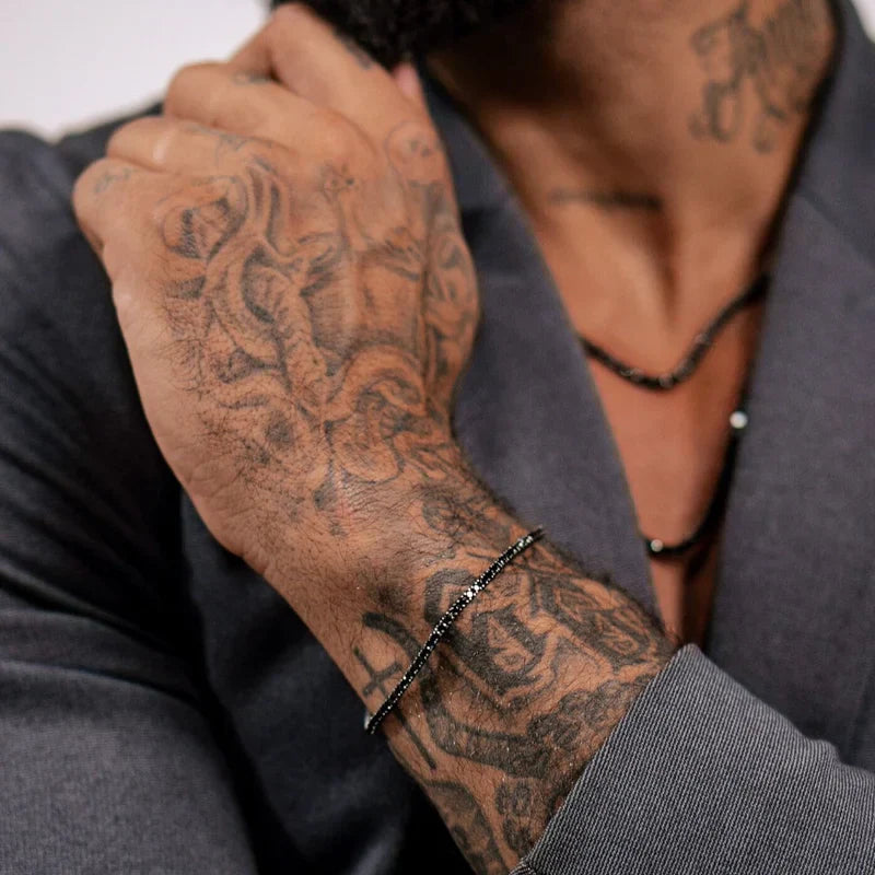 MONARCH MENSWEAR BLACK BRACELET