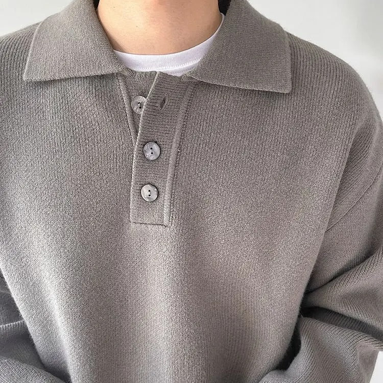 MONARCH MENSWEAR GREY-SWEATER