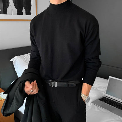 MONARCH MENSWEAR ALLBLACK-SWEATER