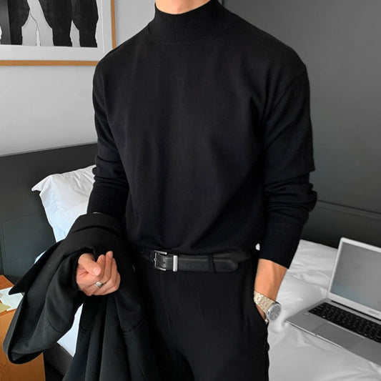 MONARCH MENSWEAR ALLBLACK-SWEATER