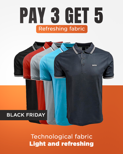 KIT POLO BOSS SHIRTS [PAY 2 GET 5]
