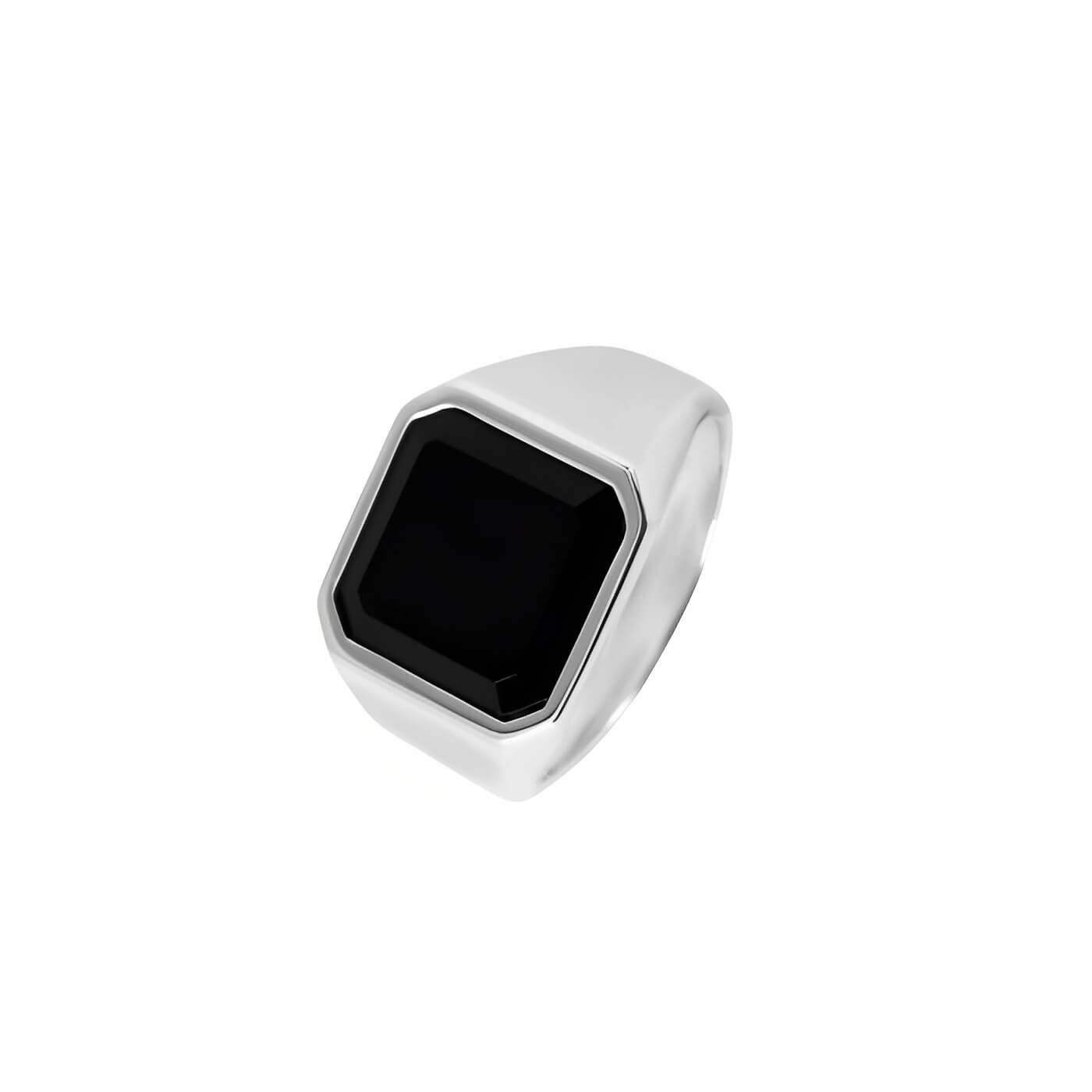 MONARCH MENSWEAR SILVERNIGHT-RING