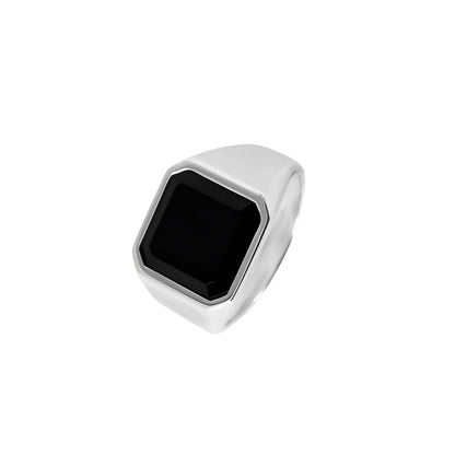 MONARCH MENSWEAR SILVERNIGHT-RING