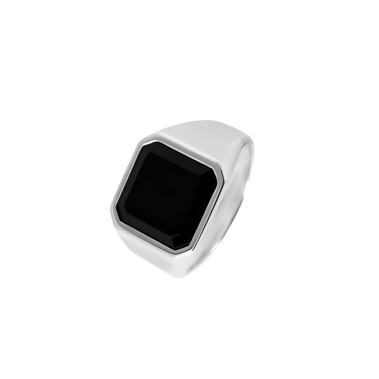 MONARCH MENSWEAR SILVERNIGHT-RING