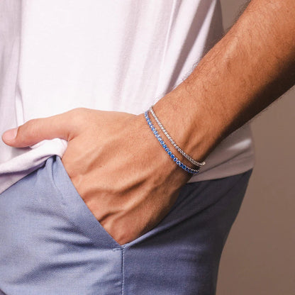 MONARCH MENSWEAR WHITE BRACELET