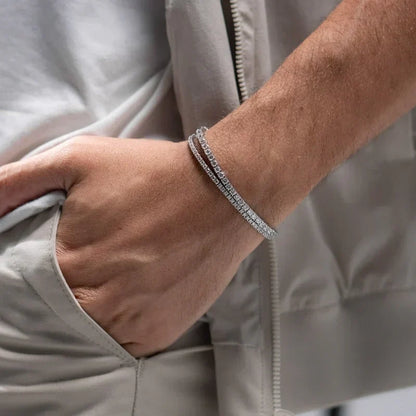 MONARCH MENSWEAR WHITE BRACELET