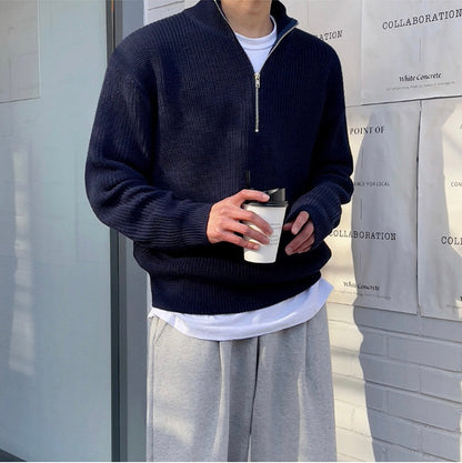MONARCH MENSWEAR HALF-ZIP SWEATER