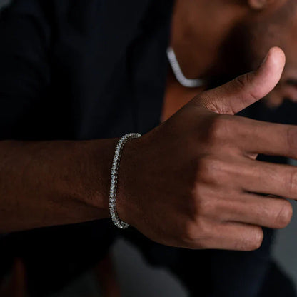 MONARCH MENSWEAR WHITE BRACELET