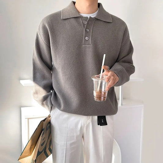 MONARCH MENSWEAR GREY-SWEATER